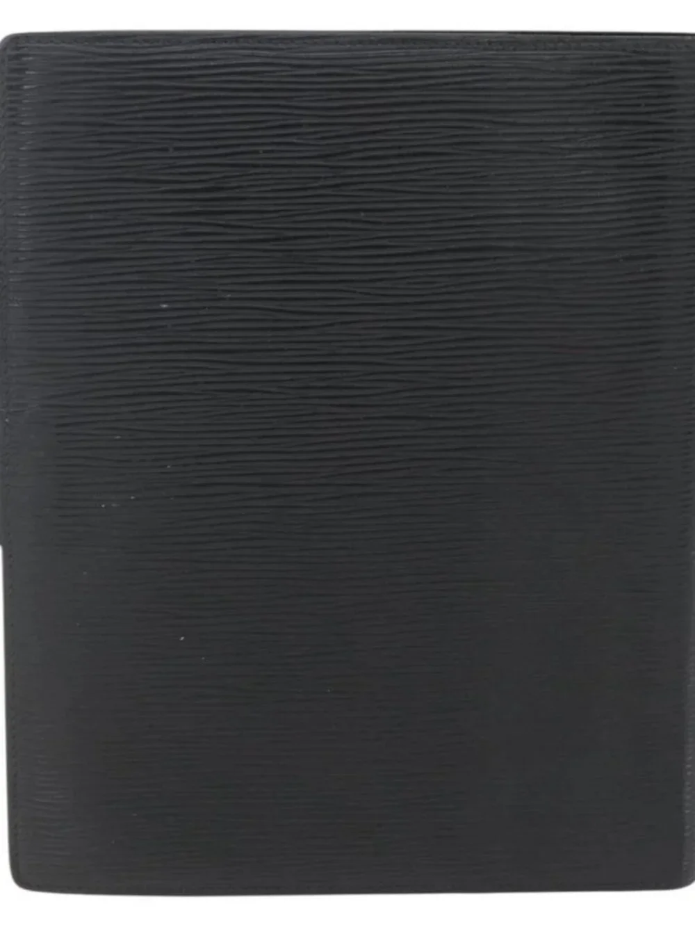 LOUIS VUITTON Epi Agenda GM Day Planner Cover Black Gold R20212 LV Auth yk20152